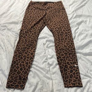 cheetah print nike leggings